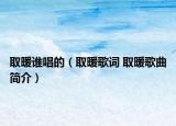 取暖谁唱的（取暖歌词 取暖歌曲简介）