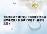 你陪我走过天真的童年（你陪我走过天真的童年是什么歌 歌曲兄弟再干一杯歌词欣赏）
