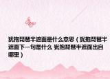 犹抱琵琶半遮面是什么意思（犹抱琵琶半遮面下一句是什么 犹抱琵琶半遮面出自哪里）