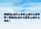 网络语jp是什么意思 jp是什么意思呀（网络语jp是什么意思 jp是什么意思）