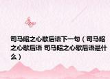 司马昭之心歇后语下一句（司马昭之心歇后语 司马昭之心歇后语是什么）