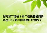 何为第二信使（第二信使的名词解释是什么 第二信使是什么意思）