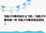 马航370事件是什么飞机（马航370事件哪一年 马航370事件发生时间）