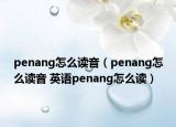 penang怎么读音（penang怎么读音 英语penang怎么读）