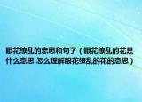 眼花缭乱的意思和句子（眼花缭乱的花是什么意思 怎么理解眼花缭乱的花的意思）