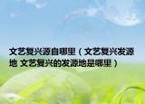 文艺复兴源自哪里（文艺复兴发源地 文艺复兴的发源地是哪里）