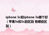 iphone 5c和iphone 5s哪个好（苹果5s和5c的区别 有哪些区别）
