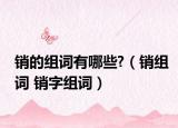 销的组词有哪些?（销组词 销字组词）