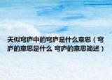 天似穹庐中的穹庐是什么意思（穹庐的意思是什么 穹庐的意思简述）