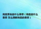 询盘系统是什么意思（询盘是什么意思 怎么理解询盘的意思）