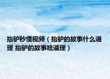 抬驴秒懂视频（抬驴的故事什么道理 抬驴的故事啥道理）