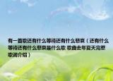 有一首歌还有什么等待还有什么悲哀（还有什么等待还有什么悲哀是什么歌 歌曲去年夏天完整歌词介绍）