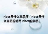 nbcs是什么意思梗（nbcs是什么意思的缩写 nbcs的意思）