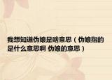 我想知道伪娘是啥意思（伪娘指的是什么意思啊 伪娘的意思）