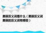 美丽反义词是什么（美丽反义词 美丽的反义词有哪些）