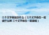 三个又字叠加念什么（三个又字叠在一起读什么啊 三个又字叠在一起读啥）