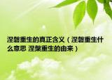 涅磐重生的真正含义（涅磐重生什么意思 涅槃重生的由来）