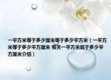 一平方米等于多少厘米等于多少平方米（一平方米等于多少平方厘米 有关一平方米属于多少平方厘米介绍）