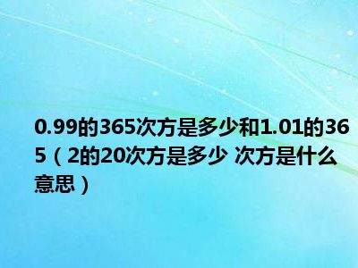 1.01的365次方图片壁纸图片