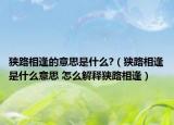 狭路相逢的意思是什么?（狭路相逢是什么意思 怎么解释狭路相逢）