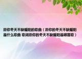 愿你冬天不缺暖阳的歌曲（愿你的冬天不缺暖阳是什么歌曲 歌词愿你的冬天不缺暖阳是哪首歌）