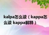 kalpa怎么读（kappa怎么读 kappa解释）