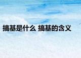 搞基是什么 搞基的含义