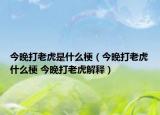 今晚打老虎是什么梗（今晚打老虎什么梗 今晚打老虎解释）