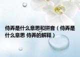 侍弄是什么意思和拼音（侍弄是什么意思 侍弄的解释）