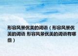 形容风景优美的词语（形容风景优美的词语 形容风景优美的词语有哪些）