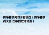 伤感的歌词句子有哪些（伤感的歌词大全 伤感的歌词精选）