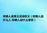 吹哨人是褒义还是贬义（吹哨人是什么人 吹哨人是什么意思）