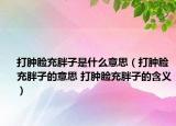 打肿脸充胖子是什么意思（打肿脸充胖子的意思 打肿脸充胖子的含义）