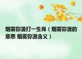 烟雾弥漫打一生肖（烟雾弥漫的意思 烟雾弥漫含义）