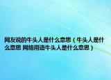 网友说的牛头人是什么意思（牛头人是什么意思 网络用语牛头人是什么意思）