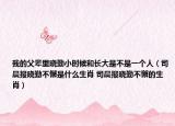 我的父辈里晓勤小时候和长大是不是一个人（司晨报晓勤不懈是什么生肖 司晨报晓勤不懈的生肖）
