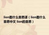 lion是什么意思译（lion是什么意思中文 lion的意思）
