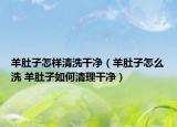 羊肚子怎样清洗干净（羊肚子怎么洗 羊肚子如何清理干净）