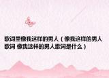 歌词里像我这样的男人（像我这样的男人歌词 像我这样的男人歌词是什么）