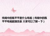 传闻中的陈芊芊是什么电视（传闻中的陈芊芊电视剧演员表 大家可以了解一下）
