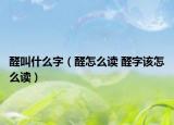 醛叫什么字（醛怎么读 醛字该怎么读）