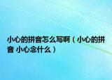 小心的拼音怎么写啊（小心的拼音 小心念什么）