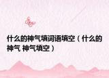 什么的神气填词语填空（什么的神气 神气填空）