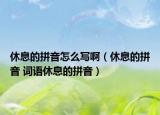 休息的拼音怎么写啊（休息的拼音 词语休息的拼音）