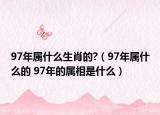 97年属什么生肖的?（97年属什么的 97年的属相是什么）