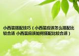 小西装搭配技巧（小西装应该怎么搭配比较合适 小西装应该如何搭配比较合适）