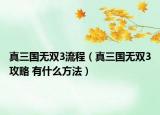 真三国无双3流程（真三国无双3攻略 有什么方法）