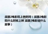 战狼2电影院上映时间（战狼2电影院什么时候上映 战狼2电影说什么故事）