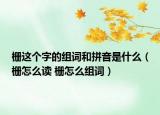 栅这个字的组词和拼音是什么（栅怎么读 栅怎么组词）