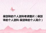 保剑锋的个人资料老婆图片（保剑锋的个人资料 保剑锋的个人简介）